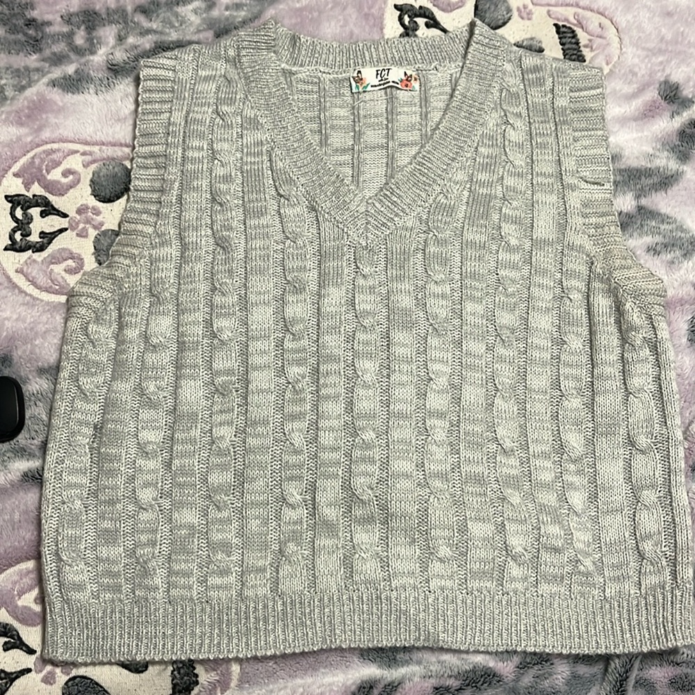 FCT with Love Gray Cardigan
